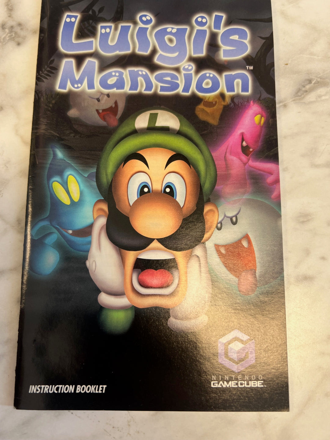 Luigi's Mansion for Nintendo Gamecube Manual ONLY MO52725
