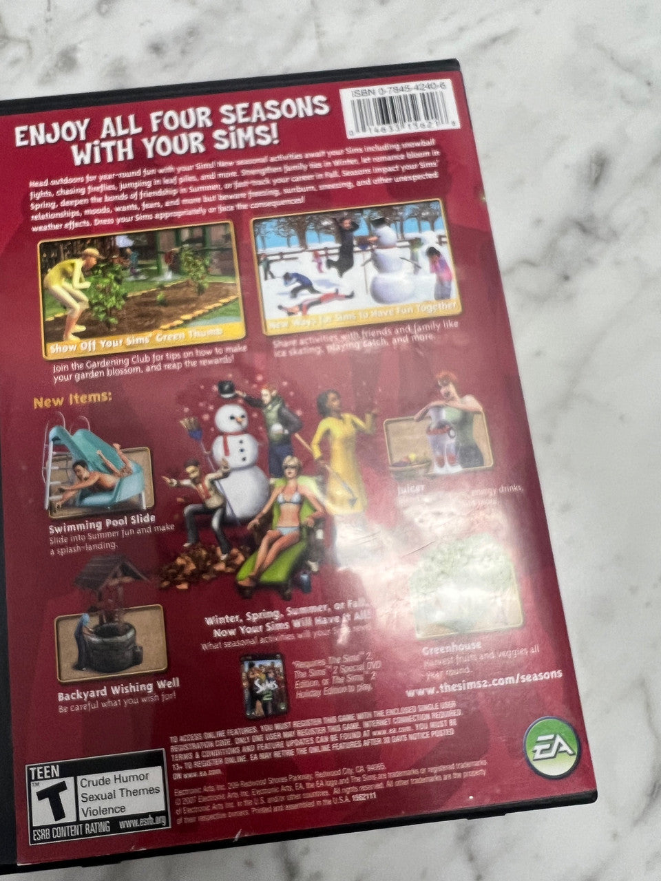 The Sims 2 Seasons PC Game Expansion Pack 2007 Complete PC12925