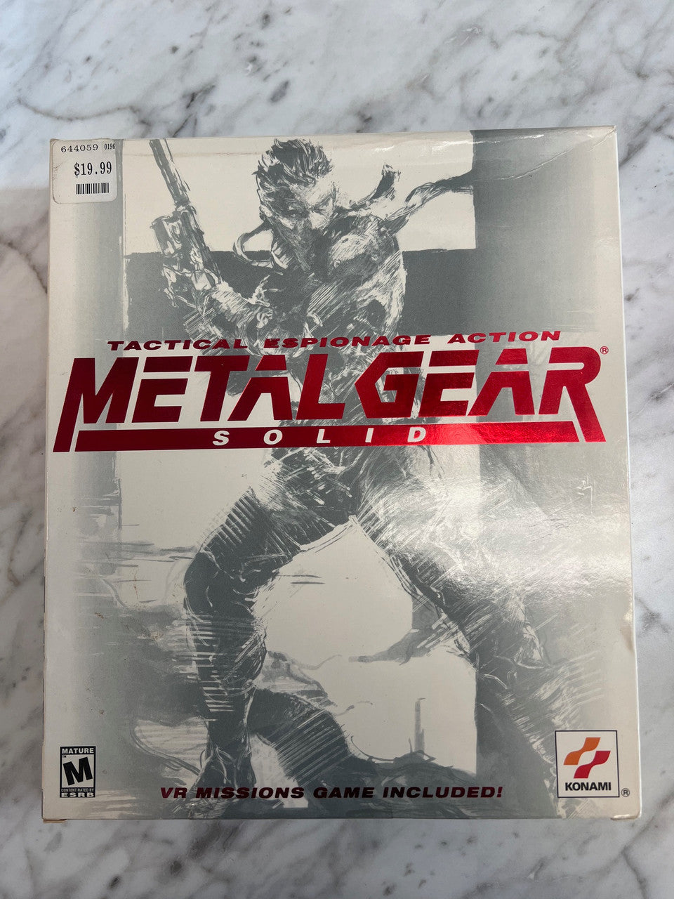 Metal Gear Solid (PC, 2000) Tactical Espionage Action Big Box and Manual used