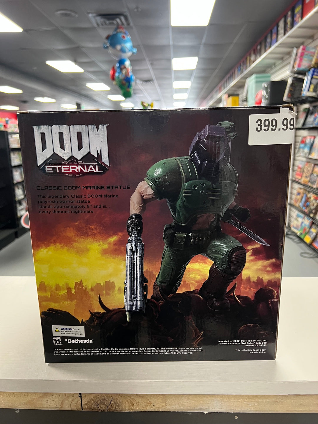 DOOM Eternal Classic Doom Marine Statue (Used) UA51326