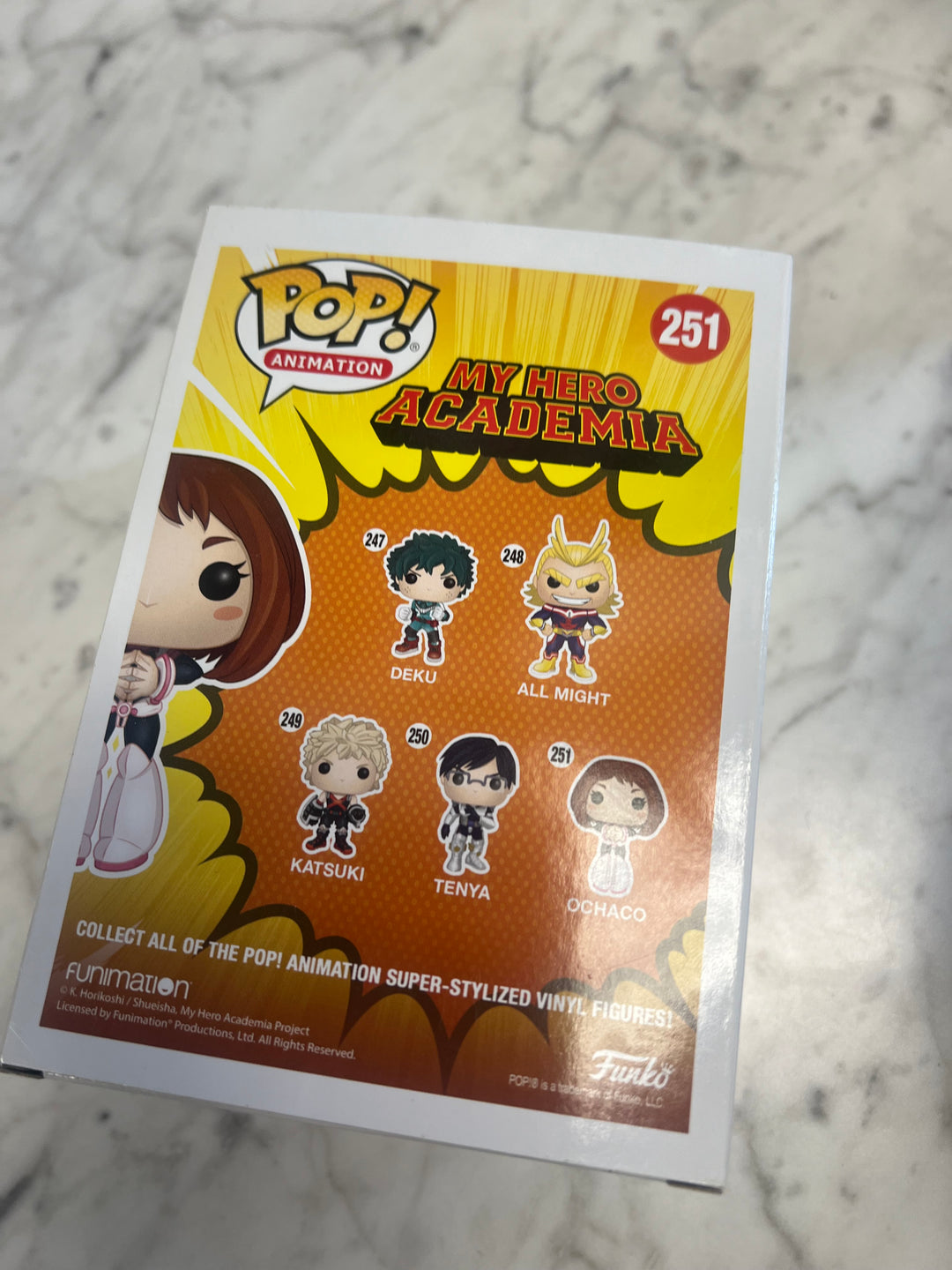 Ochaco Uraraka My Hero Academia MHA Anime Funko Pop! Animation 251 Vinyl Figure FP81224