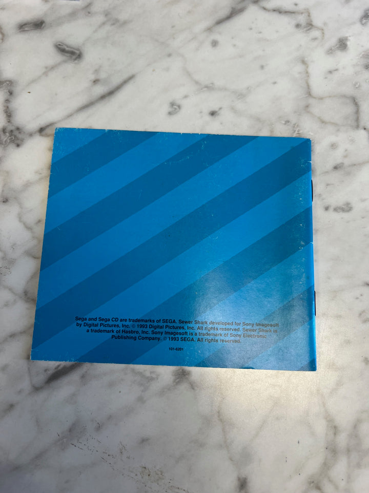 Sewer Shark for Sega CD Manual ONLY MO52725