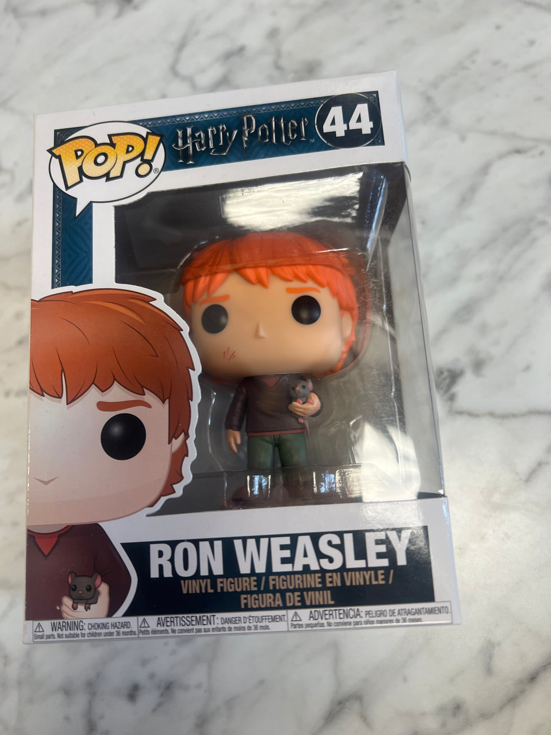 Funko POP! Harry Potter Ron Weasley with Scabbers #44 Vinyl Figure FP81224