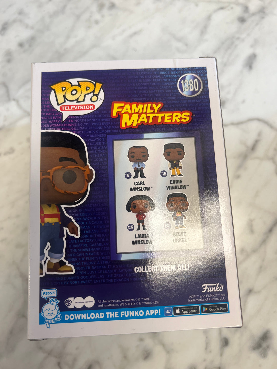 2023 Steve Urkel (Family Matters) Funko Pop Vinyl Figure FP81224