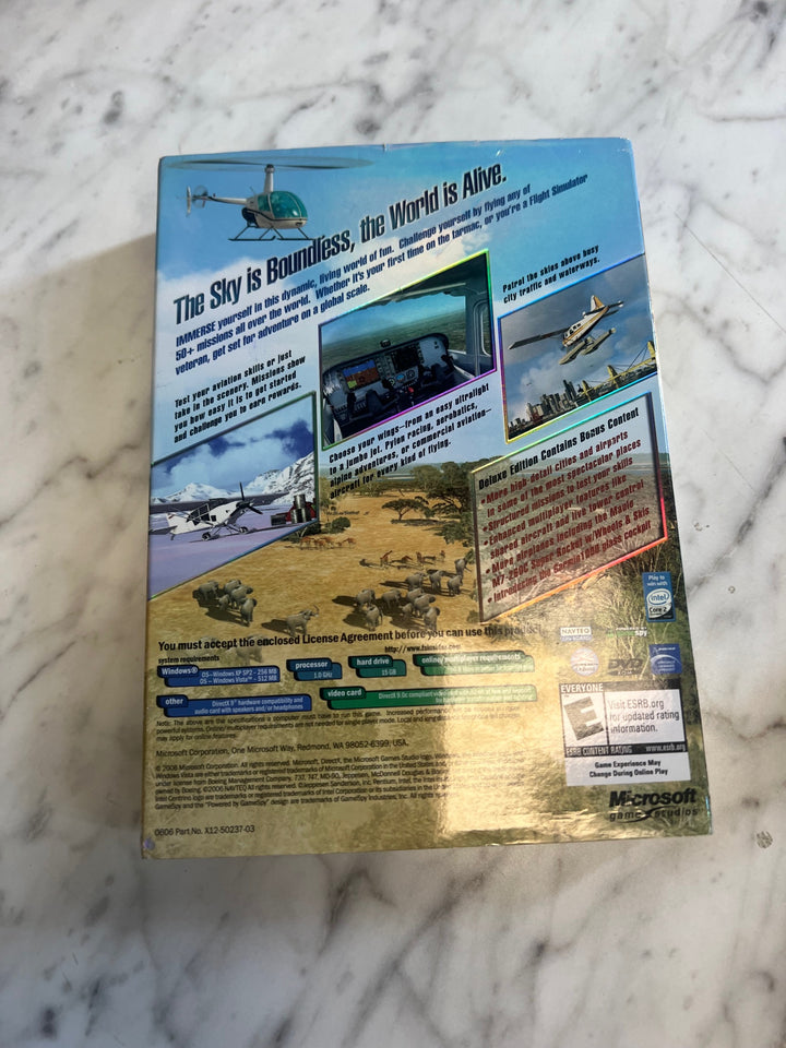 Microsoft Flight Simulator X Deluxe Edition - PC DVD Windows UP81925