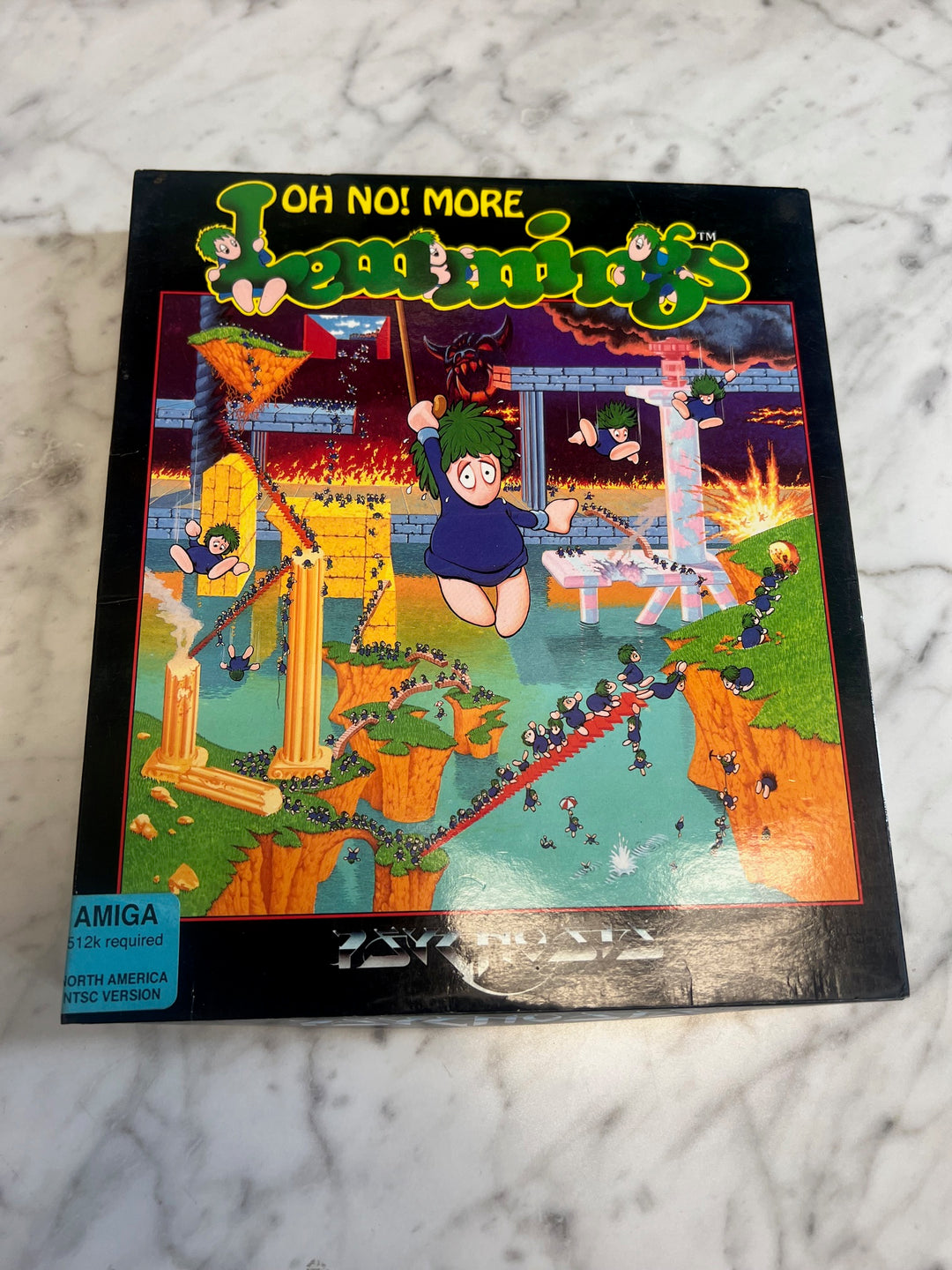 Oh No! More Lemmings Amiga 512k In Original Box UP81925