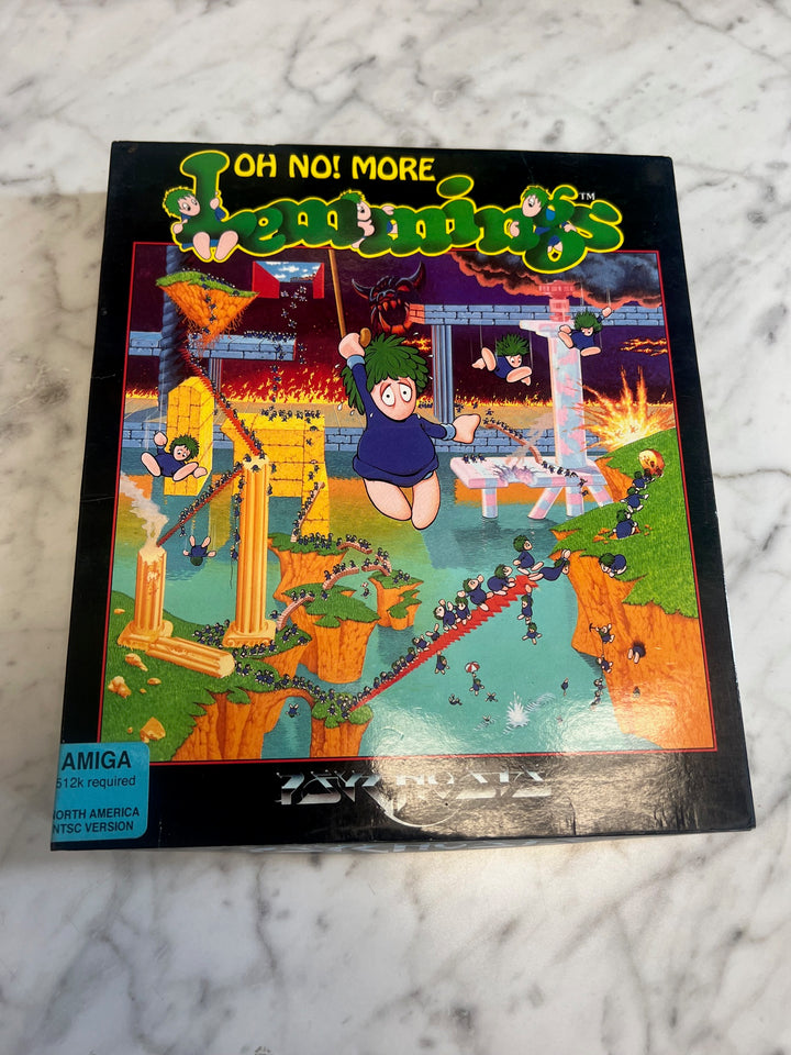 Oh No! More Lemmings Amiga 512k In Original Box UP81925
