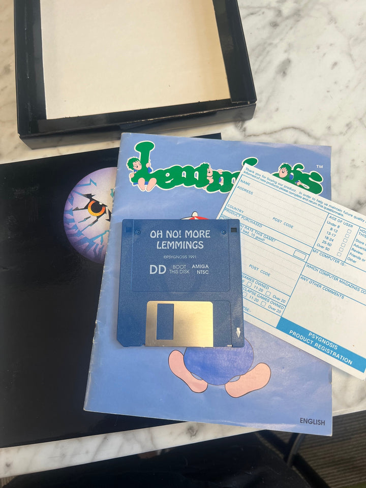 Oh No! More Lemmings Amiga 512k In Original Box UP81925