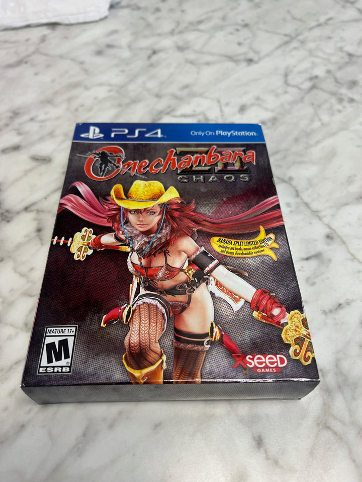 Onechanbara Z2 : Chaos Limited Edition Sony PlayStation 4 PS4 NO GAME