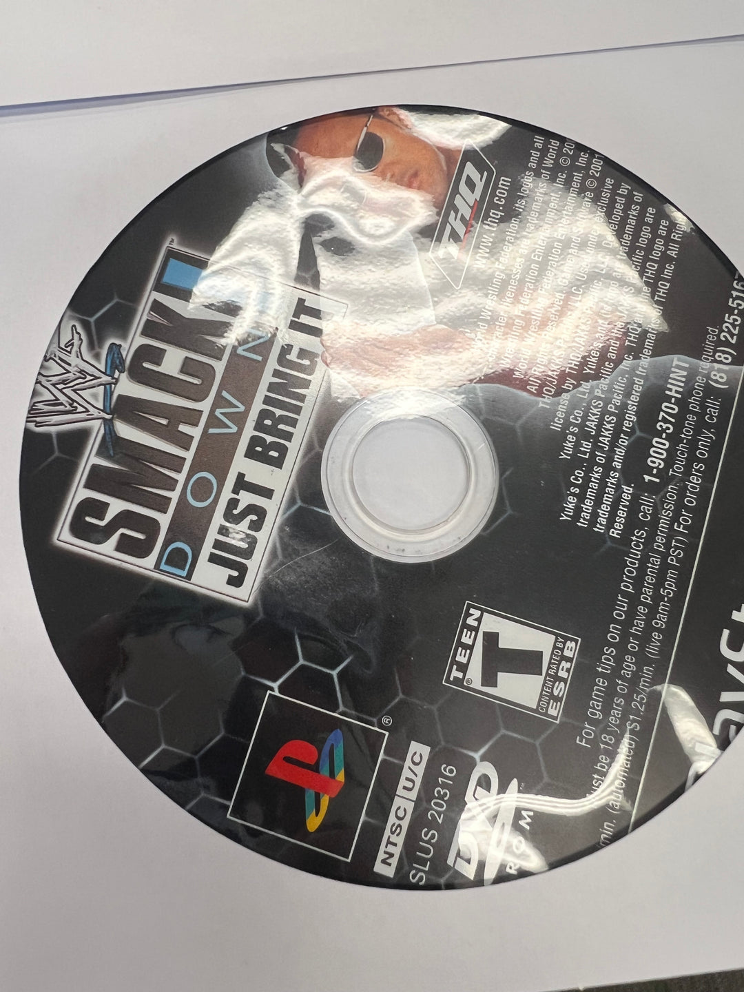 WWF Smackdown Just Bring It for Playstation 2 PS2 DISC ONLY TESTED   DO11424