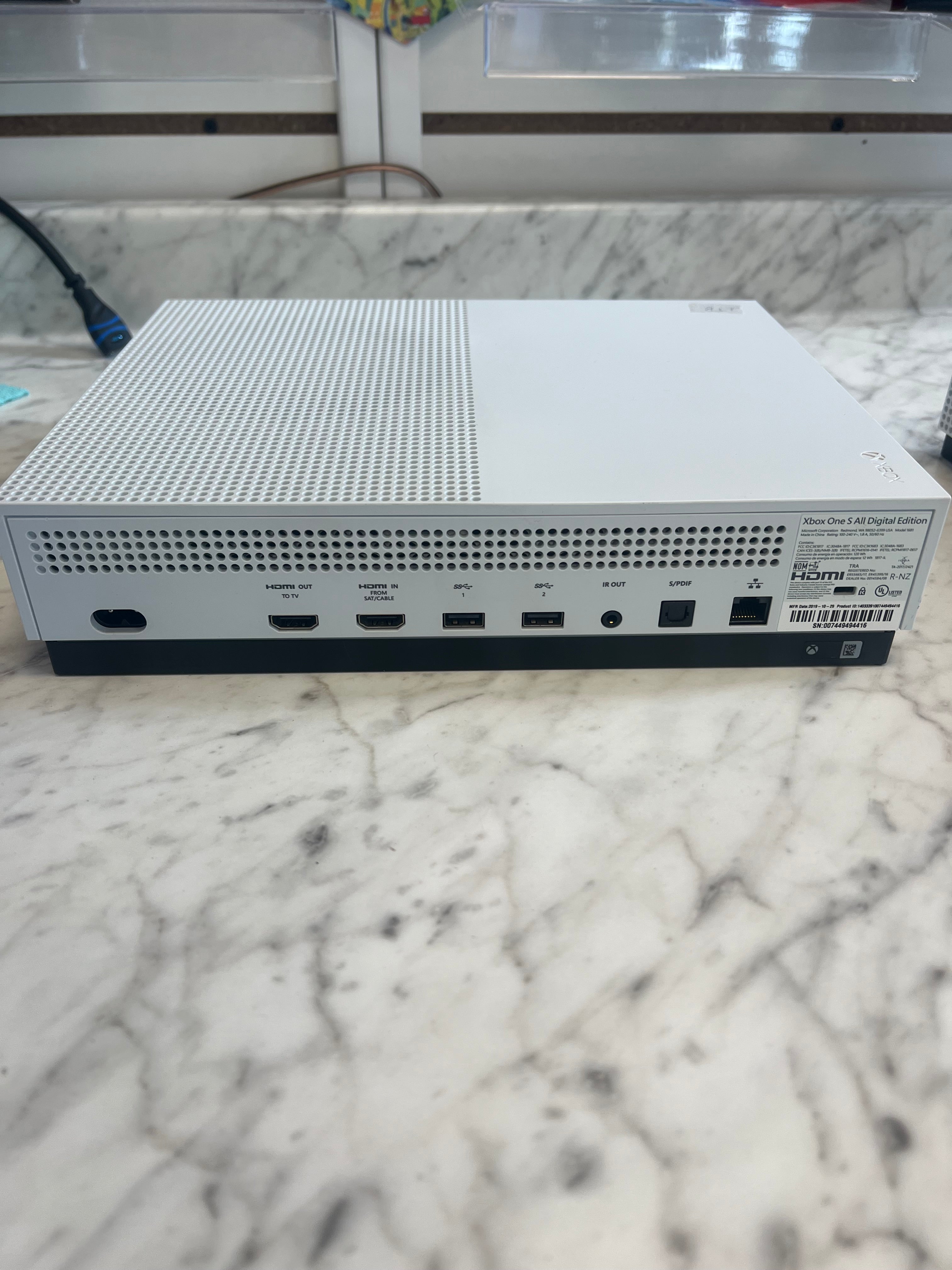 Microsoft Xbox One S All Digital Edition (Tested Works Great) System O –  Core Gaming