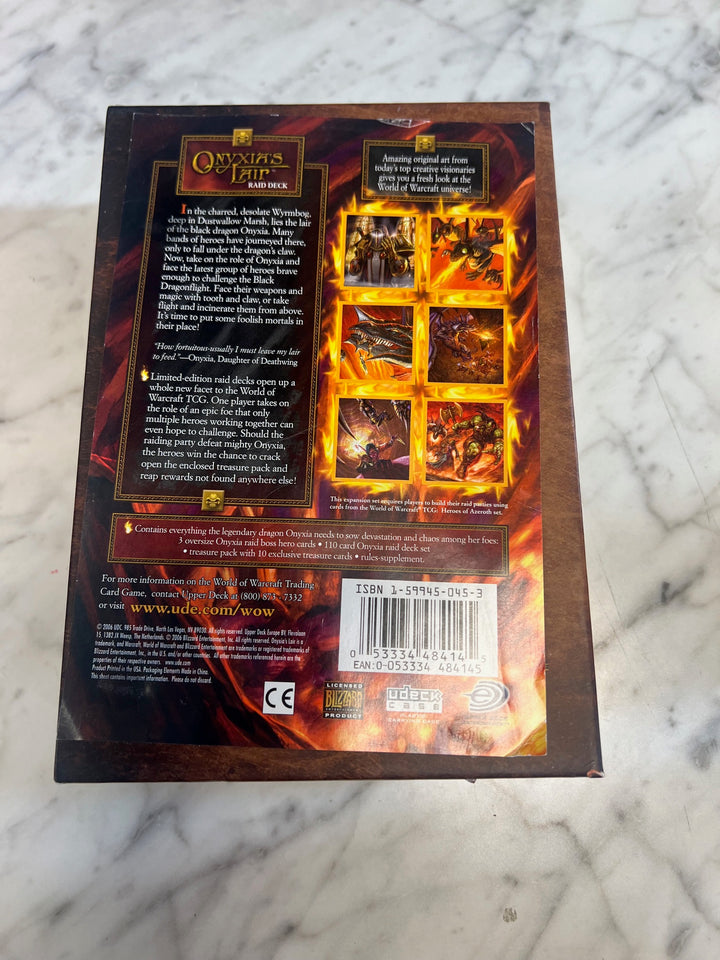 World of Warcraft Onyxia's Lair Raid Deck and Heroes of Azeroth Starter Deck U81825