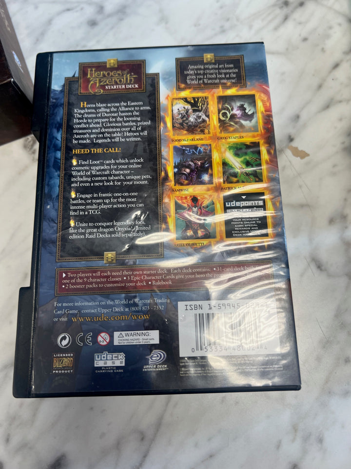 World of Warcraft Onyxia's Lair Raid Deck and Heroes of Azeroth Starter Deck U81825