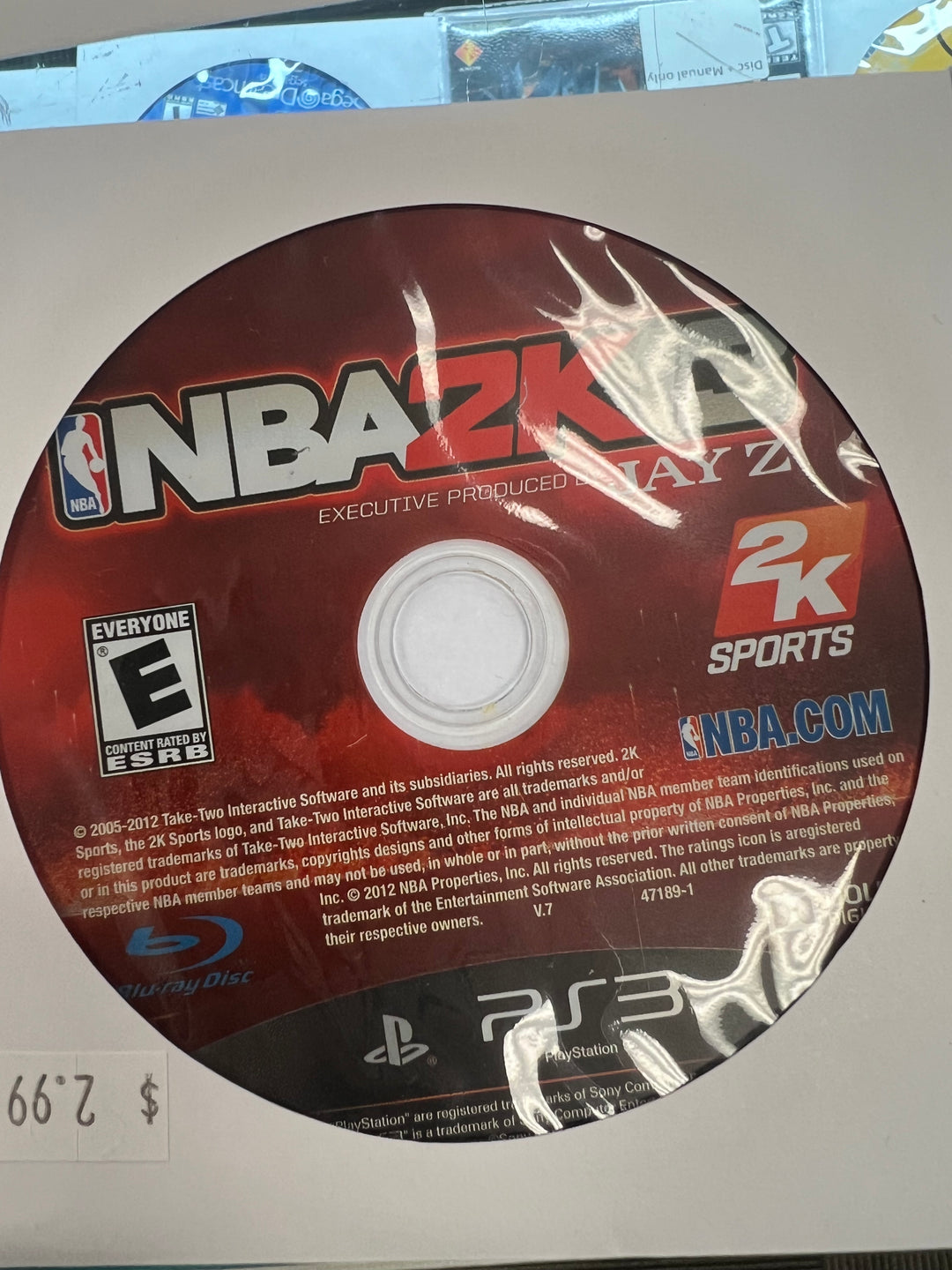 NBA 2K13 for Playstation 3 PS3 DISC ONLY TESTED   DO11424