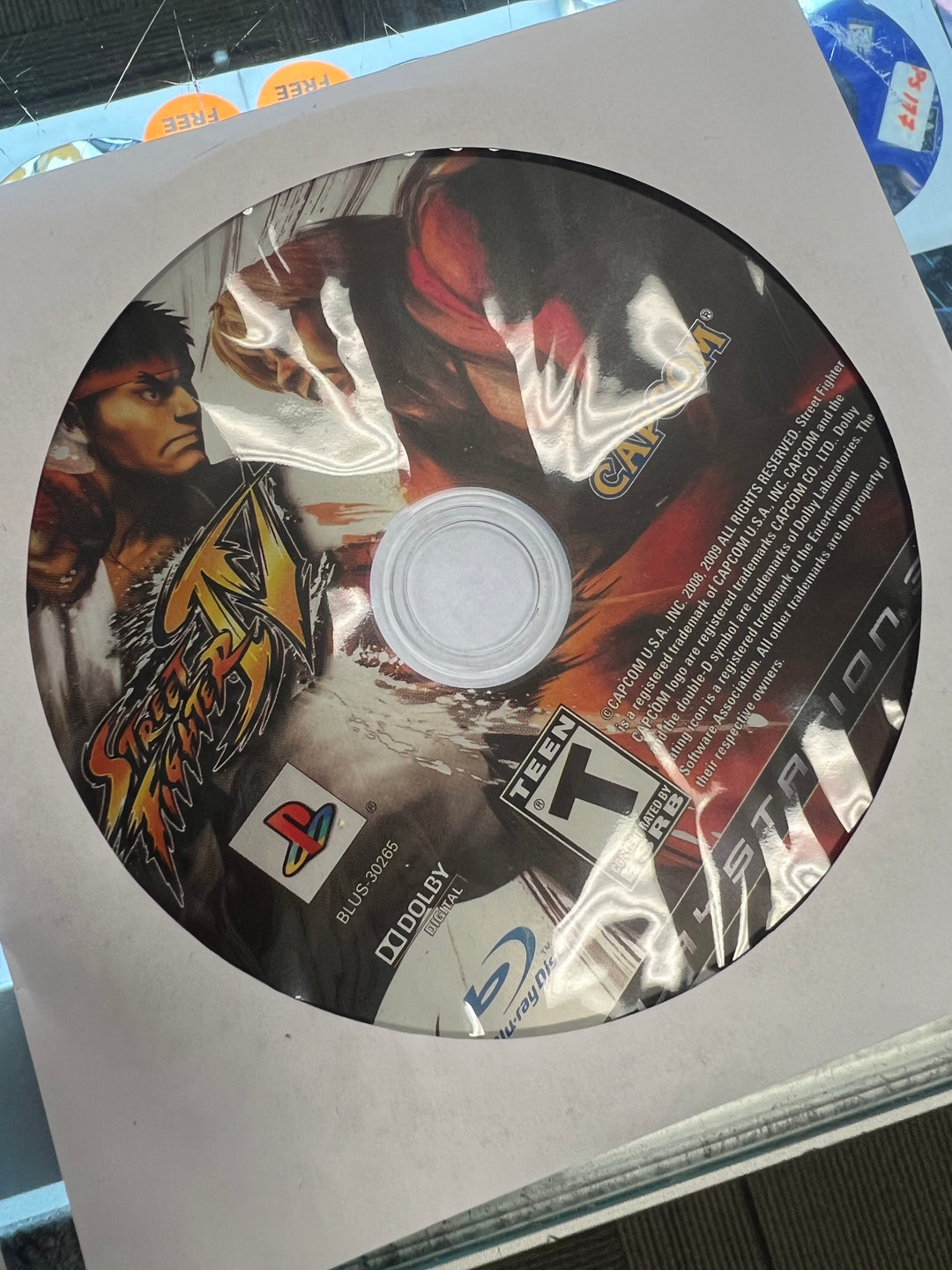 Street Fighter IV for Playstation 3 PS3 DISC ONLY TESTED   DO11424