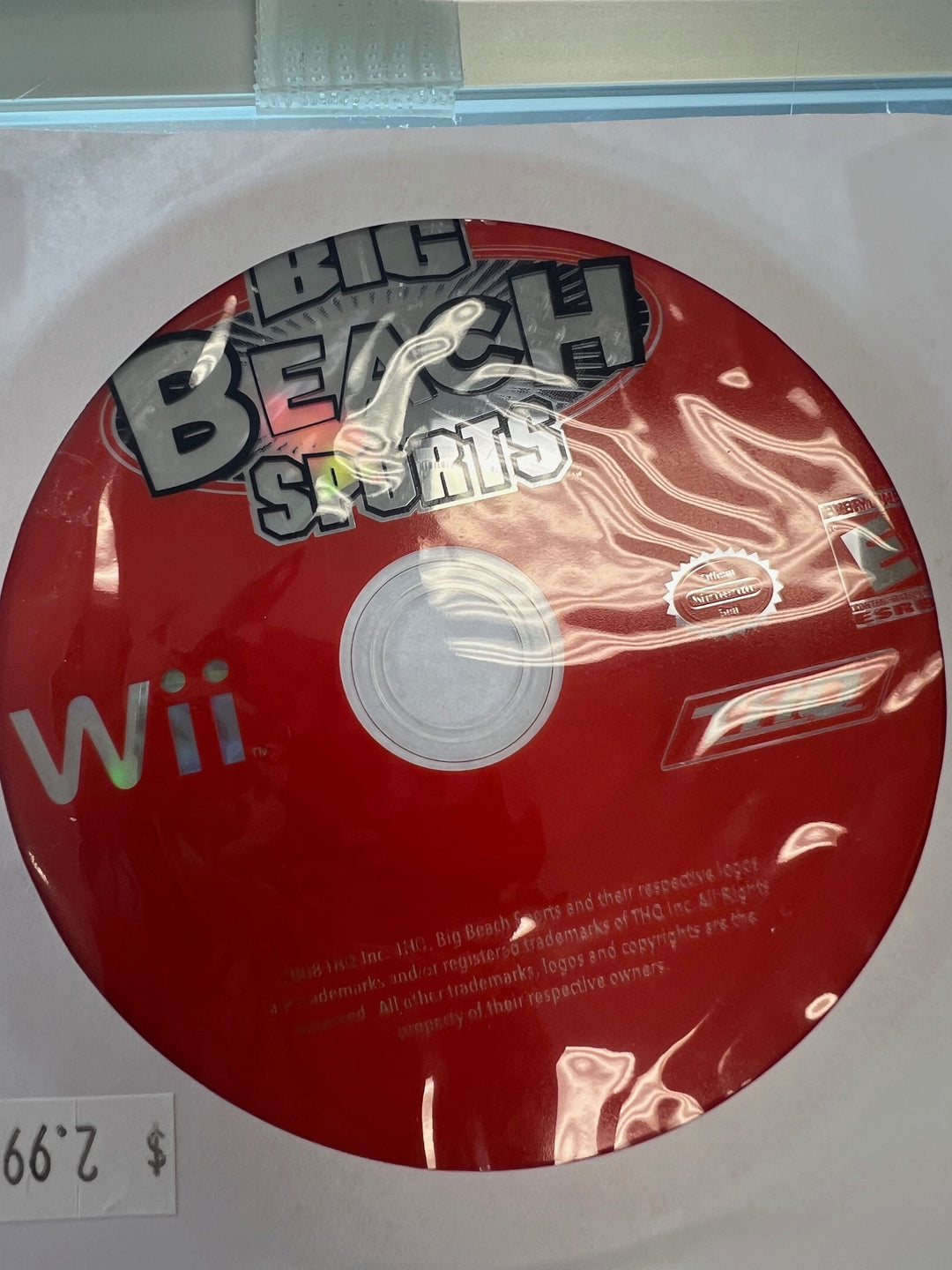 Big Beach Sports for Nintendo Wii DISC ONLY TESTED   DO11524