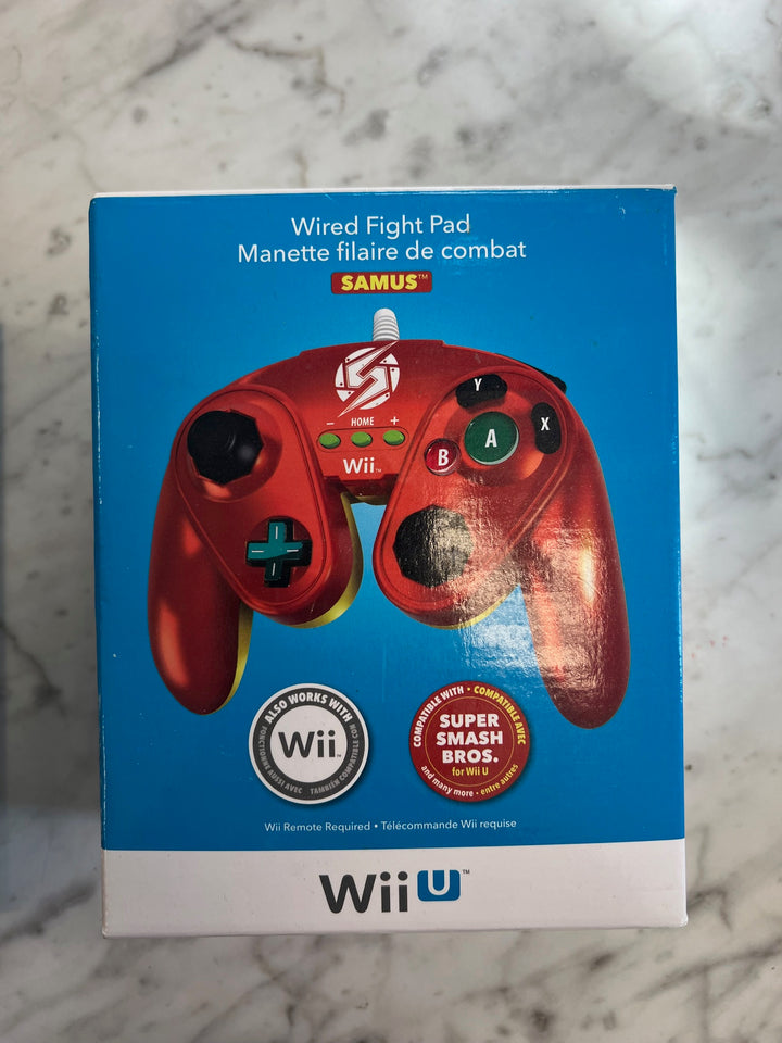 Samus Pdp Wired Fight Pad (Nintendo Wii U) BRAND NEW Sealed  N81825