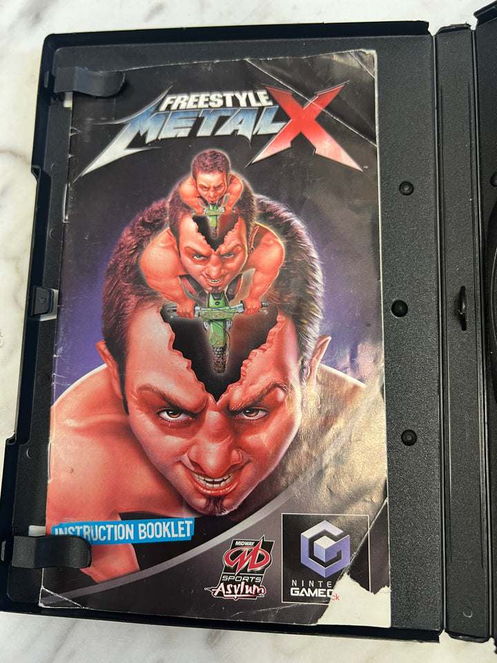 Freestyle Metal X Nintendo Gamecube Case and manual Only DU81224