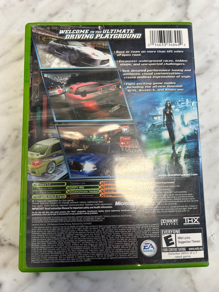 Need for Speed Underground 2 for Original Xbox Case Only UD112124