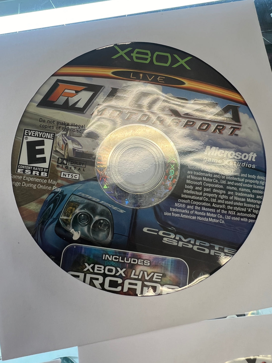 Forza Motorsport for Original Microsoft Xbox DISC ONLY TESTED   DO11524