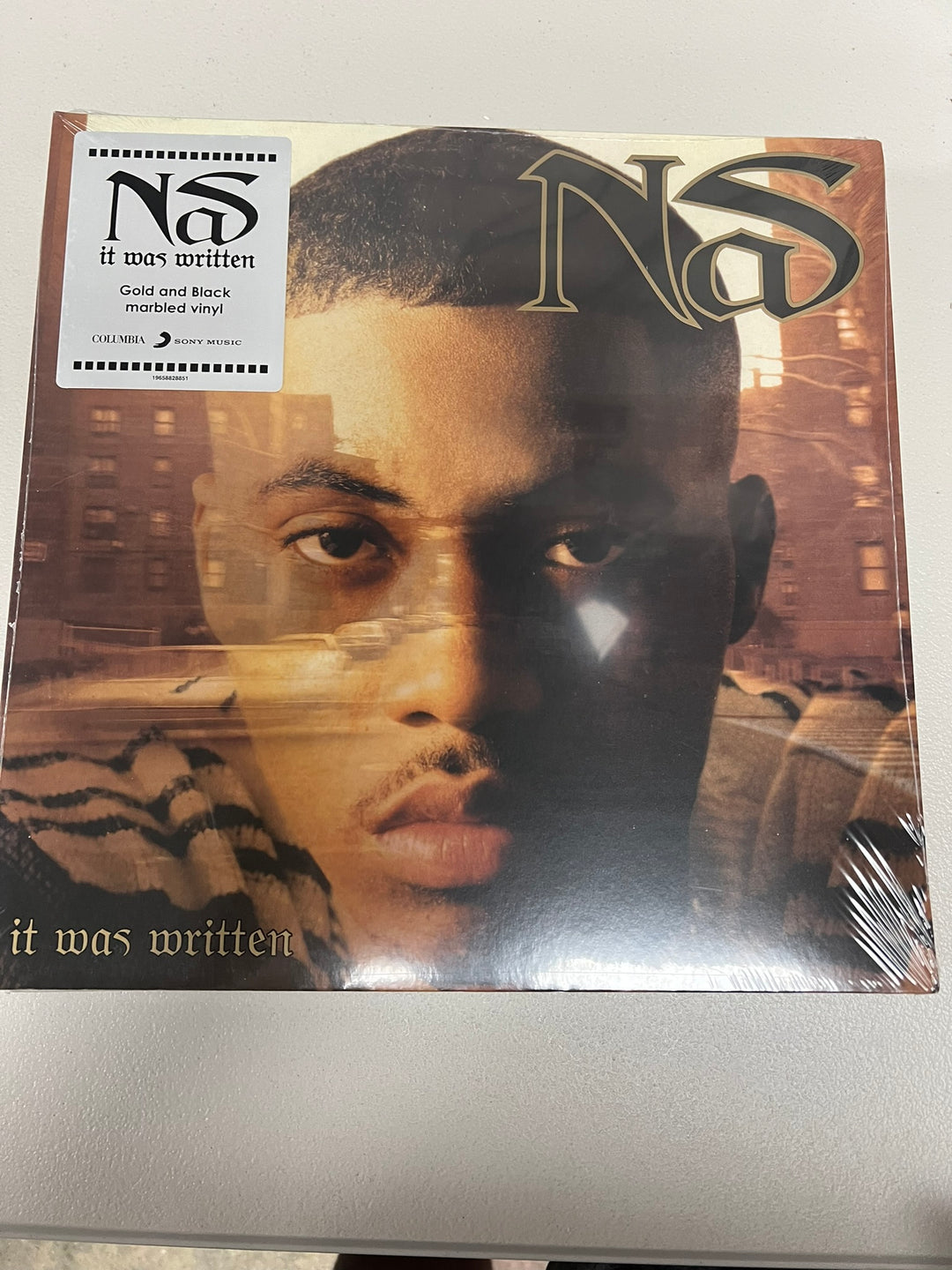 Nas - It Was Written Gold / Black Marbeled Vinyl Record (NEW) NVR51726