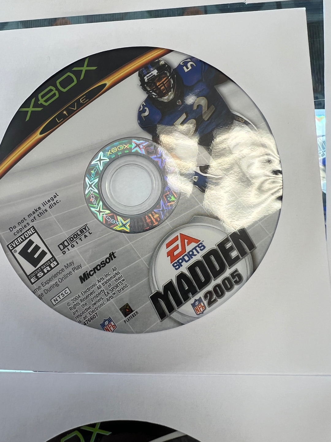 Madden NFL 2005 for Original Microsoft Xbox DISC ONLY TESTED   DO11524