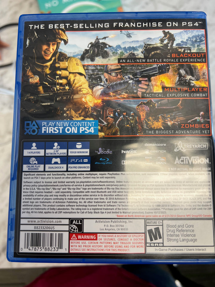 Call of Duty: Black Ops IIII (4) - PS4 U21125