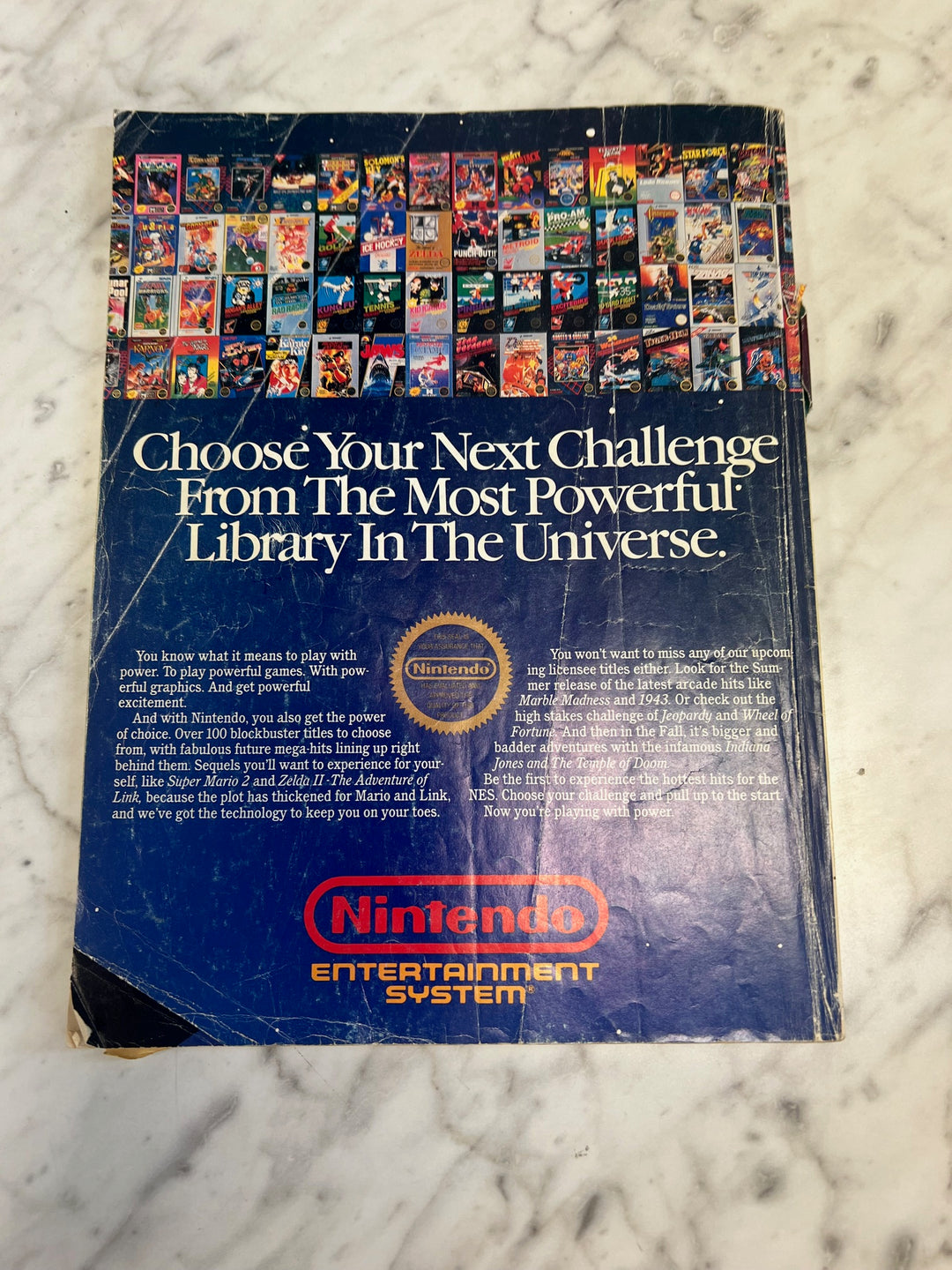 Nintendo Power Issue #1 July August 1988 NO POSTER Fairly Worn  RP82025