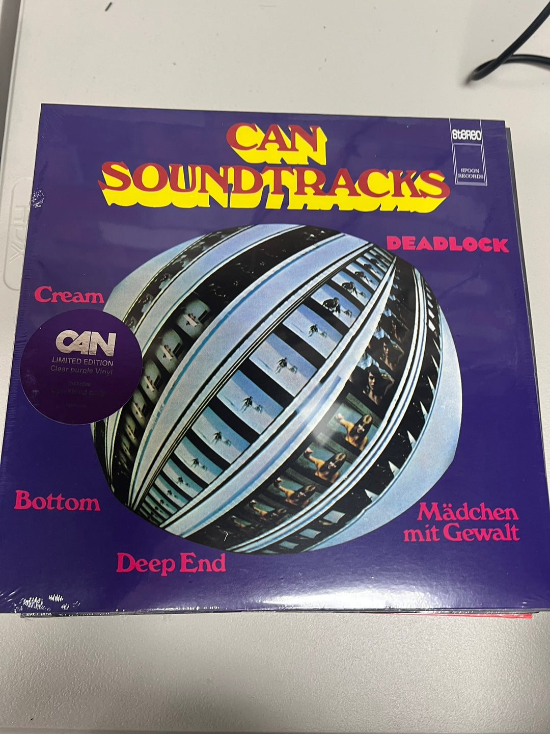 Can - Soundtracks Clear Purple Vinyl Record (NEW) NVR51726