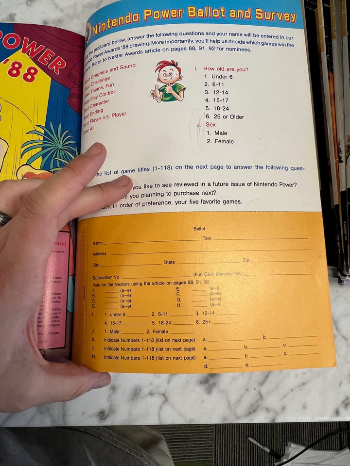 Nintendo Power Volume 5 March April 1989 Ninja Gaiden w/ Poster  NP82025