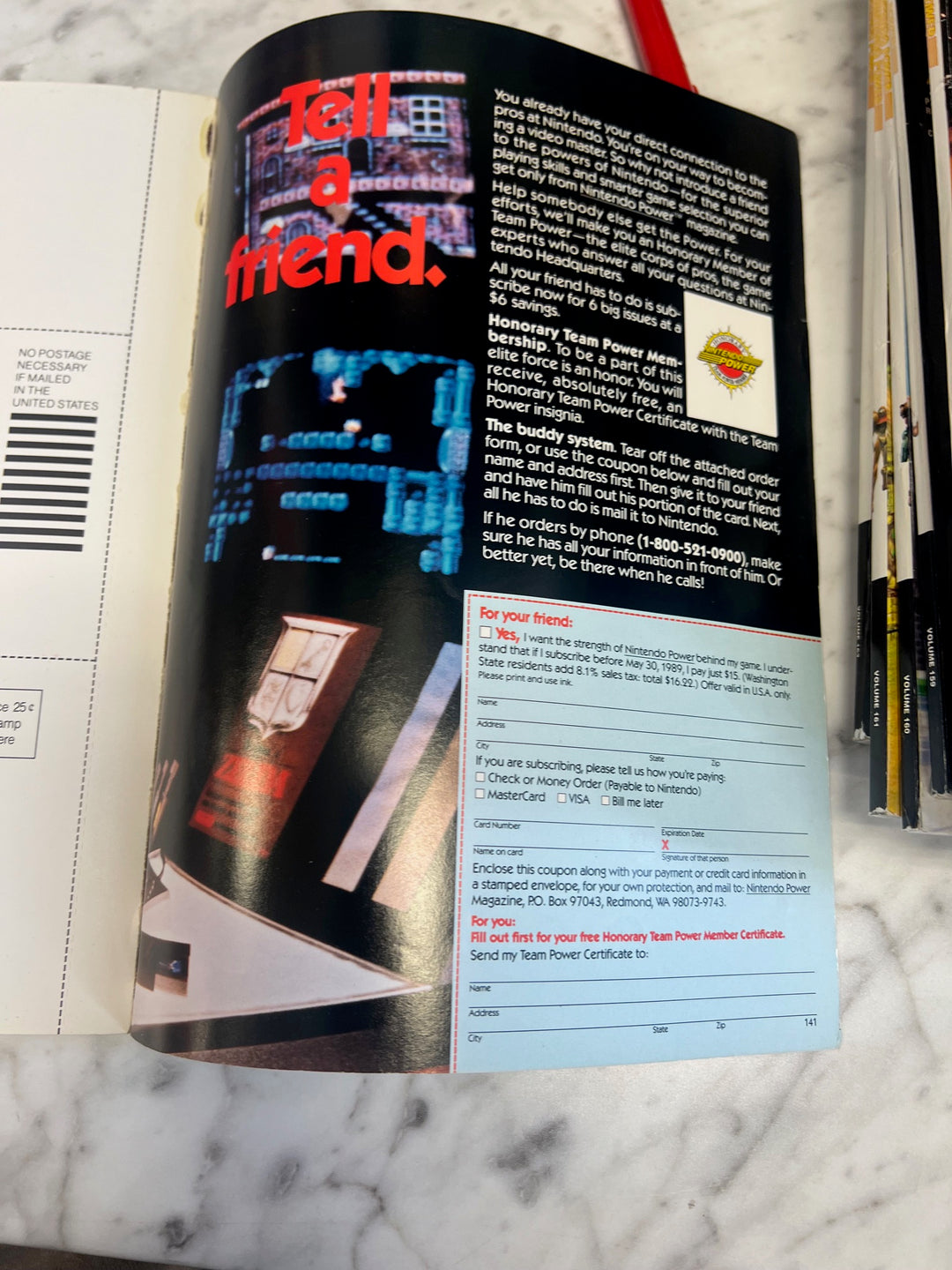 Nintendo Power Volume 5 March April 1989 Ninja Gaiden w/ Poster  NP82025