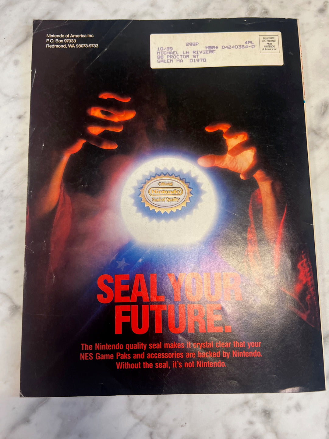 Nintendo Power Volume 6 May June 1989 Ninja Turtles w/ Poster  NP82025