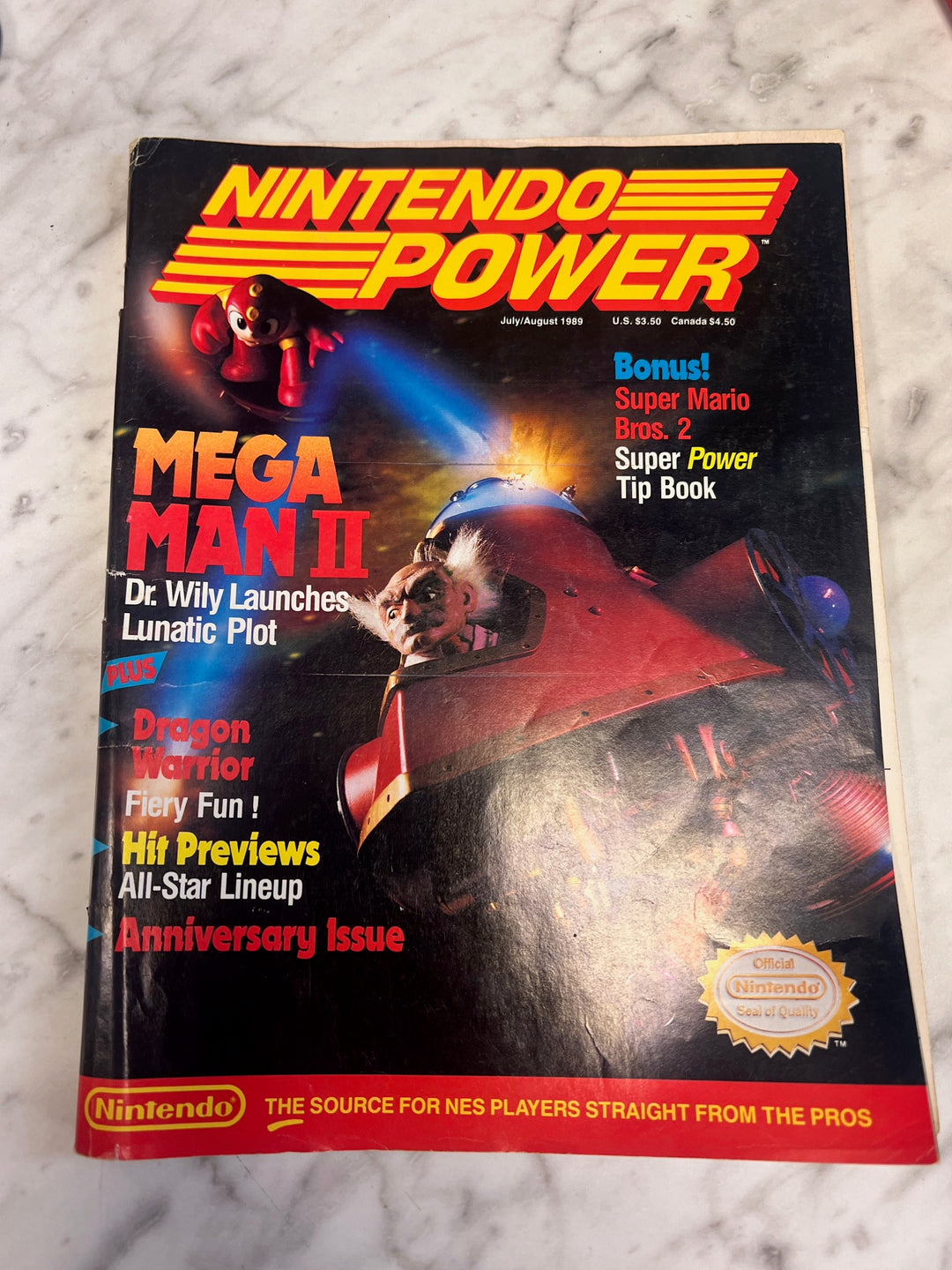 Nintendo Power Volume 7 July August 1989 Mega Man II NO POSTER Rough Binding RP82025