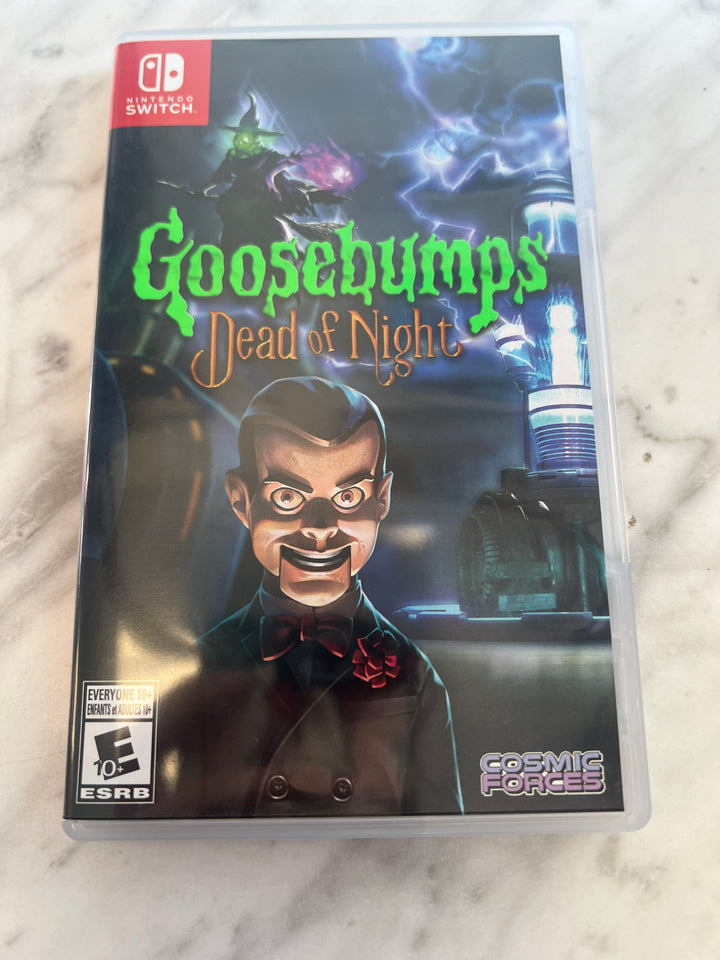 Goosebumps Dead of Night Nintendo Switch CASE ONLY NO GAME   CO11524