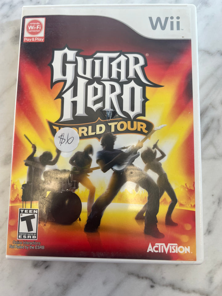 Guitar Hero World Tour Nintendo Wii CASE ONLY NO GAME   CO11524