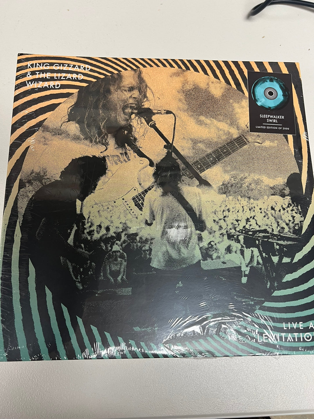 King Gizzard and the Lizard Wizard Live at Levitation Sleepwalker Swirl Vinyl Record (NEW) NVR51726