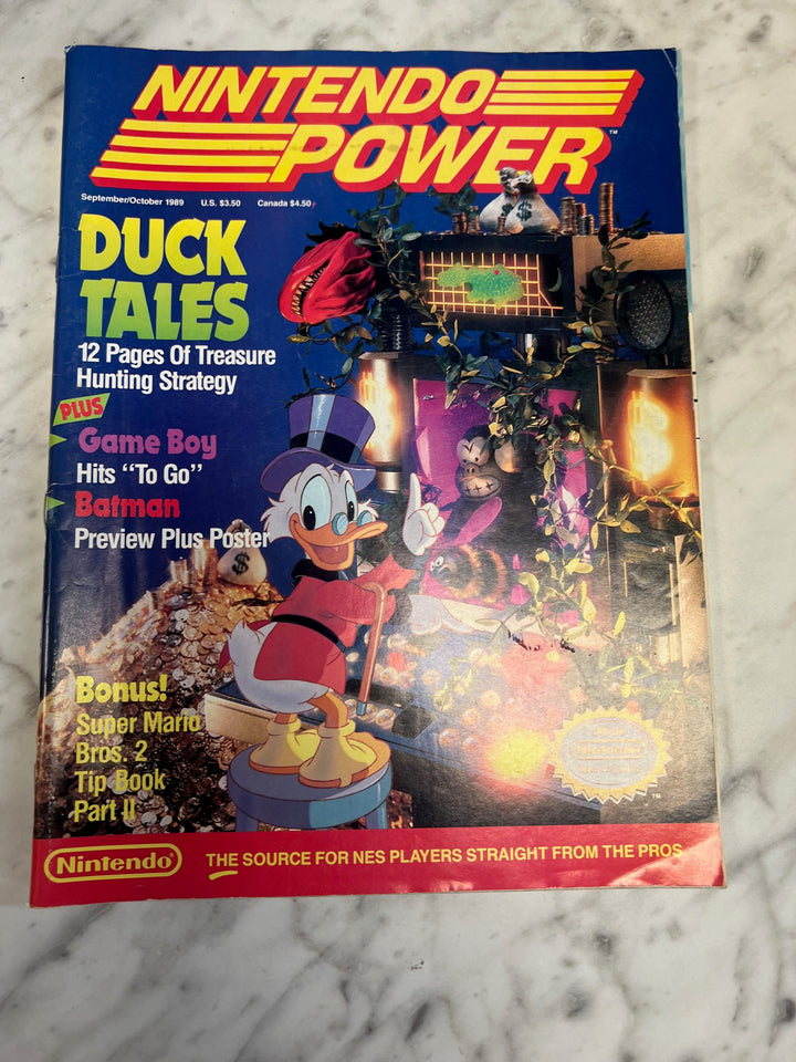 Nintendo Power Volume 8 September October 1989 Duck Tales NO POSTER/Guide  NP82025