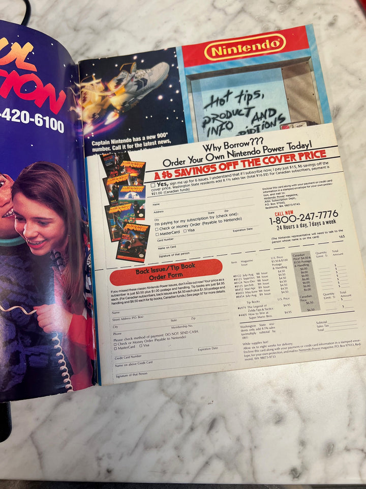 Nintendo Power Volume 8 September October 1989 Duck Tales NO POSTER/Guide  NP82025