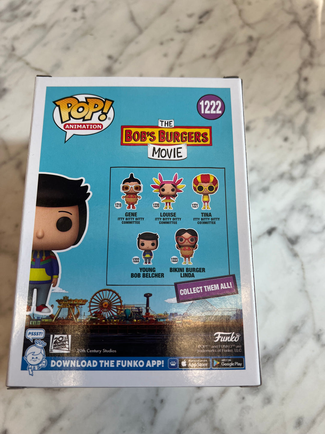 Funko POP! Animation -Bob's Burgers Vinyl Figure -YOUNG BOB BELCHER #1222  FN81324