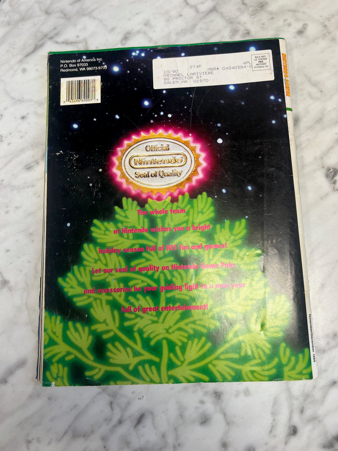 Nintendo Power Volume 9 November December 1989 w/ insert no poster  RP82025