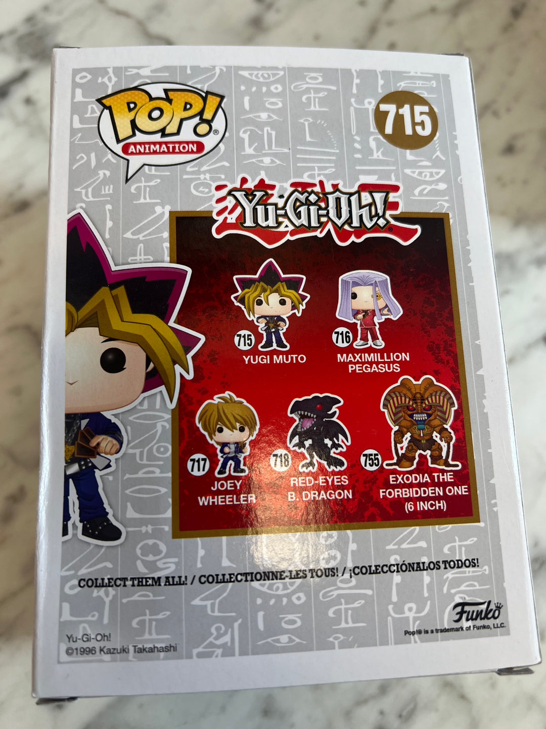 Funko Pop Animation Yu-Gi-Oh! Yugi Muto #715 Anime Vinyl Toy Figure Damaged Box  FN81324