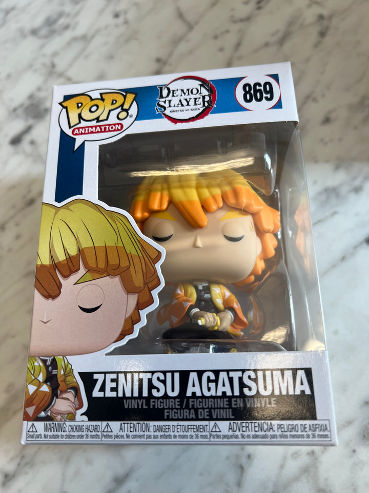 Funko Pop! Vinyl: Demon Slayer: Kimetsu no Yaiba - Zenitsu Agatsuma #869  FN81324