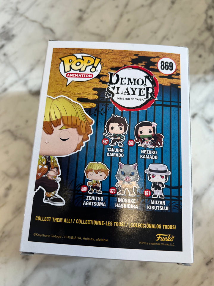 Funko Pop! Vinyl: Demon Slayer: Kimetsu no Yaiba - Zenitsu Agatsuma #869  FN81324