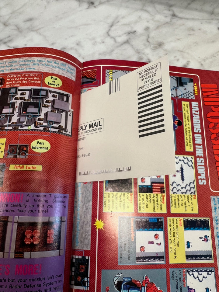 Nintendo Power Volume 16 Maniac Mansion w/ Poster  NP82025