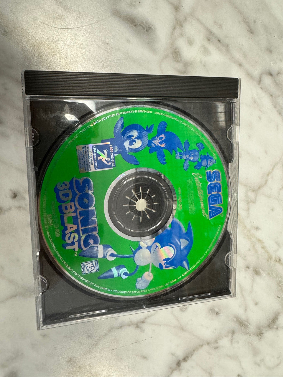 Sonic 3D Blast Sega PC CD-ROM Computer Game Disc Only