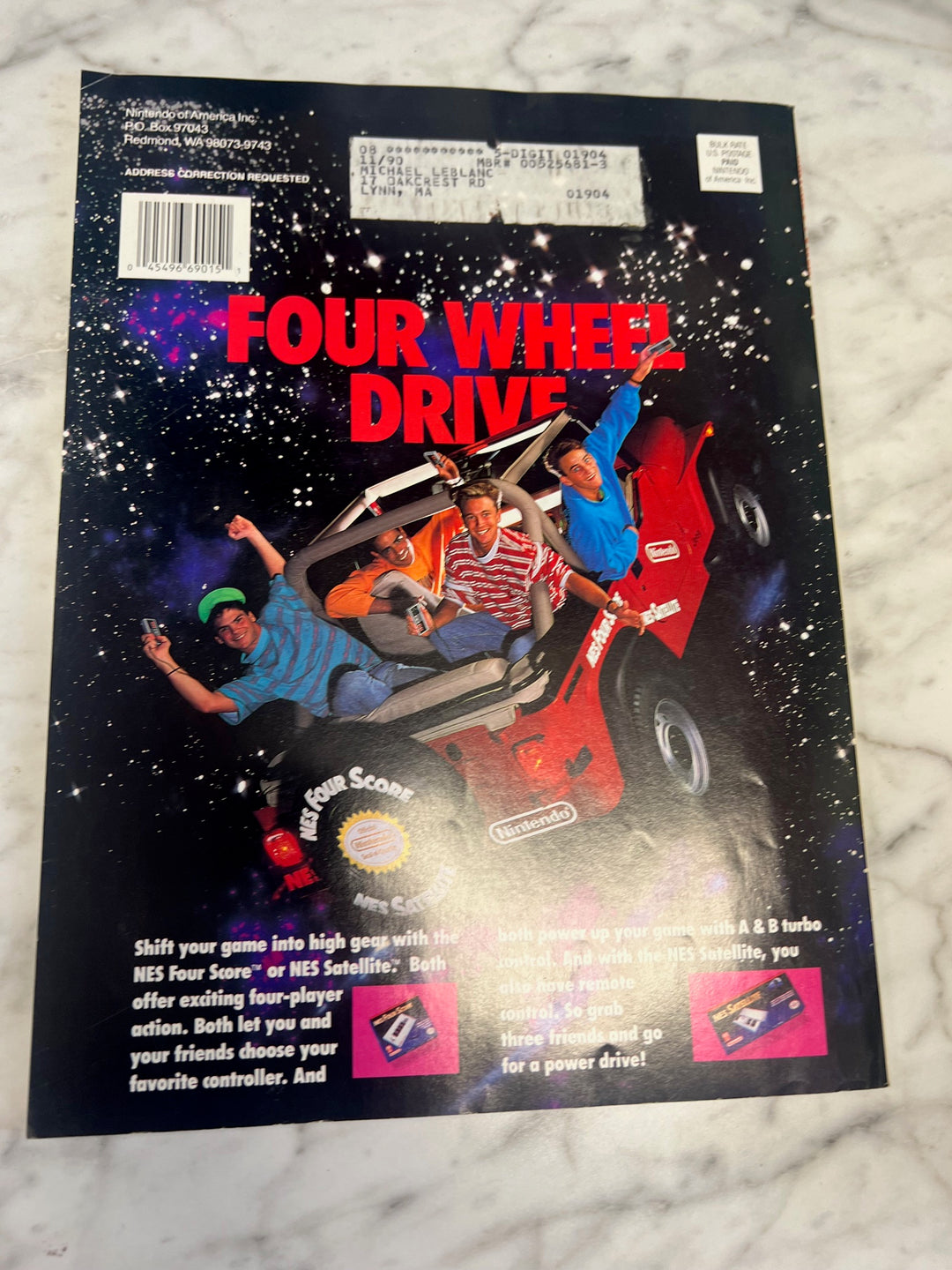 Nintendo Power Volume 22 Metal Storm w/ Battletoads Poster  NP82025