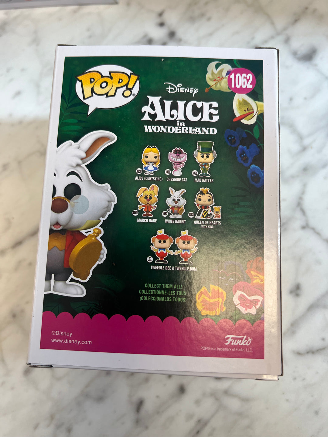 Funko Pop Disney Alice in Wonderland White Rabbit 1062 Vinyl figure FN81324