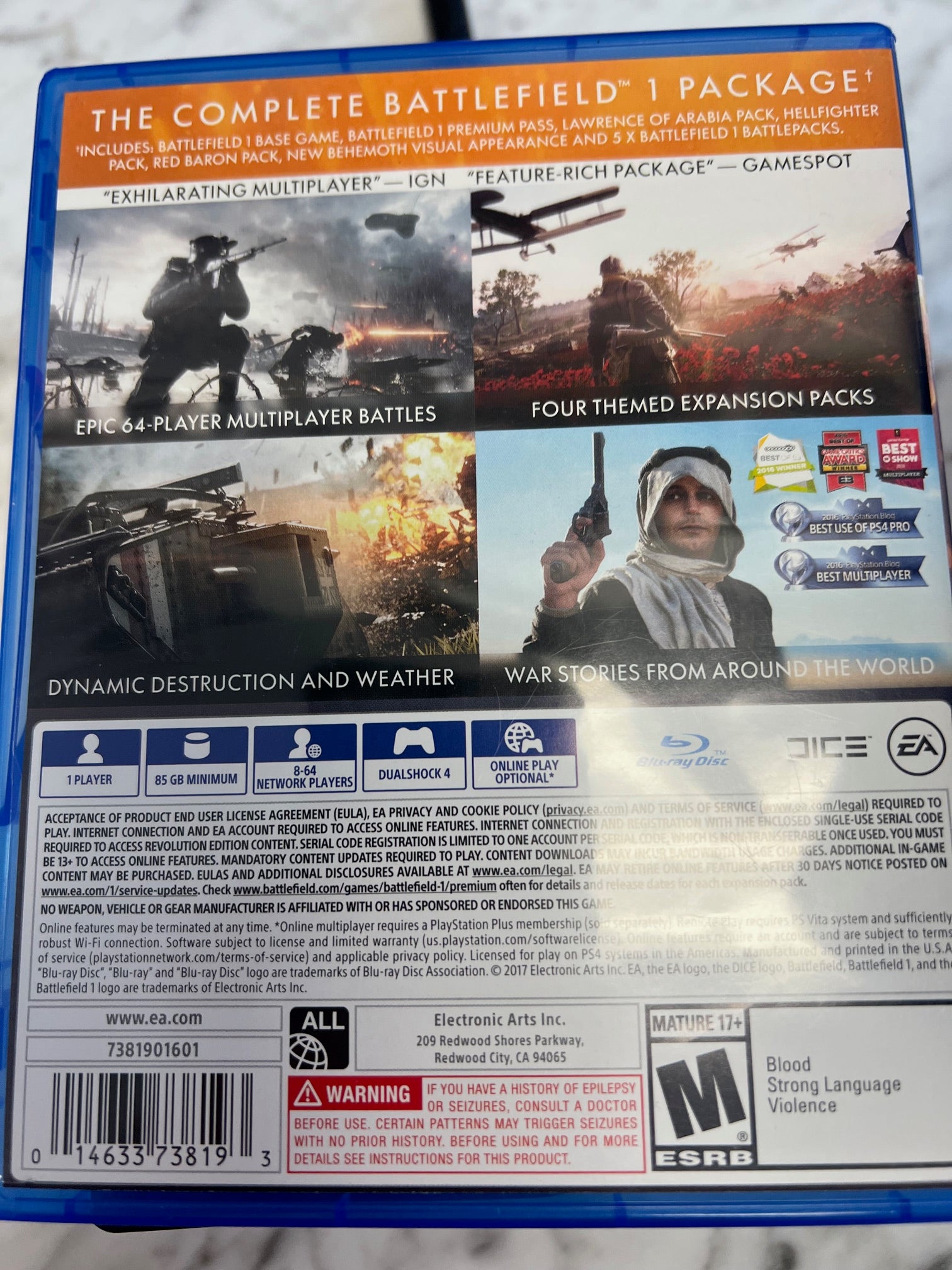 Battlefield 1: Revolution - PS4 U21125 – Core Gaming