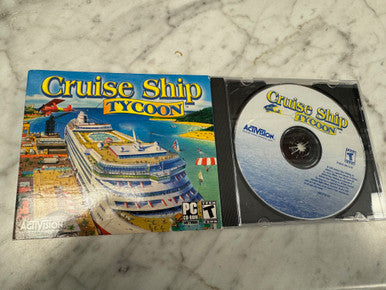 Cruise Ship Tycoon PC CD-ROM Game (Activision, 2003)