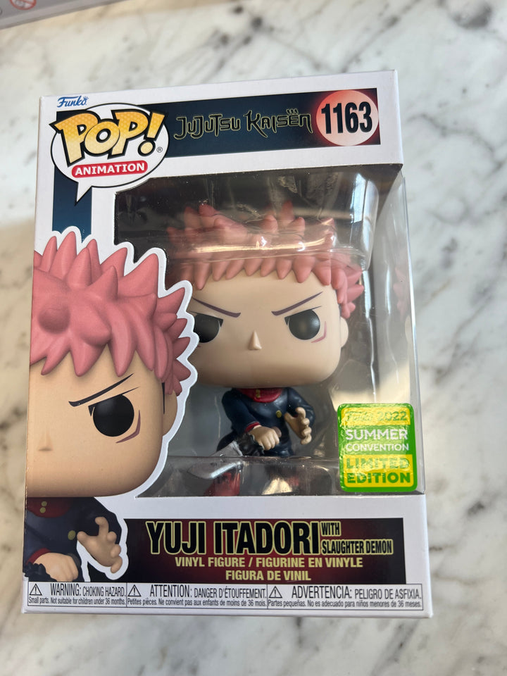 Funko Pop! Animation YUJI ITADORI w/ Slaughter Demon #1163 from JuJuTsu Kaisen  FN81324